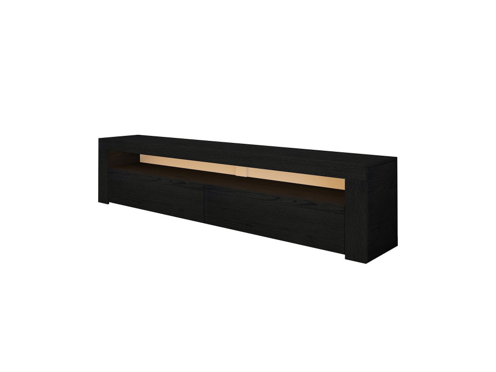 TV-Möbel aus Holz "Bati" - 150 x 36 x 46 cm - Schwarz