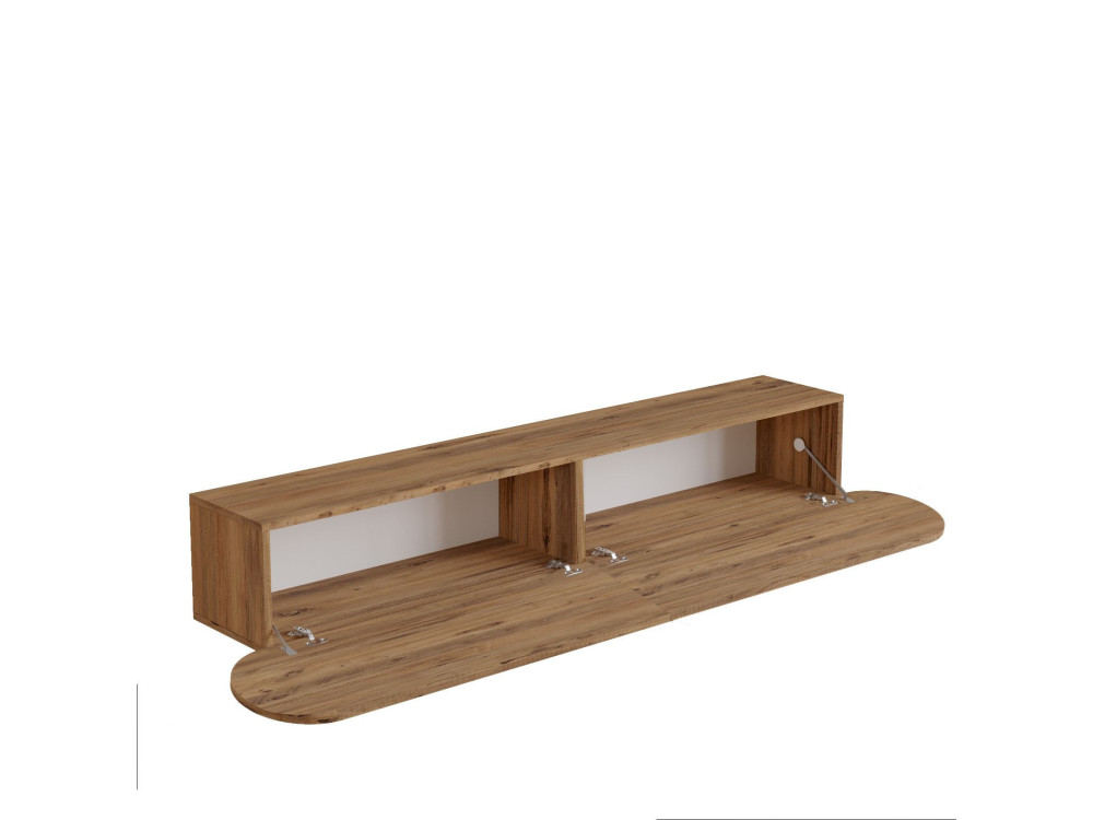 TV-Möbel aus Holz "LUM1" - 180 x 31 x 29 cm - Braun