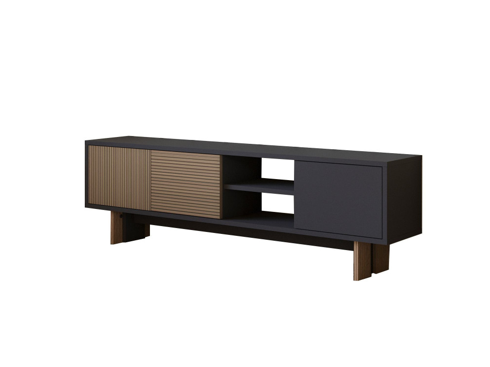 TV-Möbel aus Holz "Ravello" - 150 x 30 x 45 cm - Braun