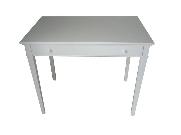 Konsole - Beistelltisch - Farbe Weiß - 1 Schublade