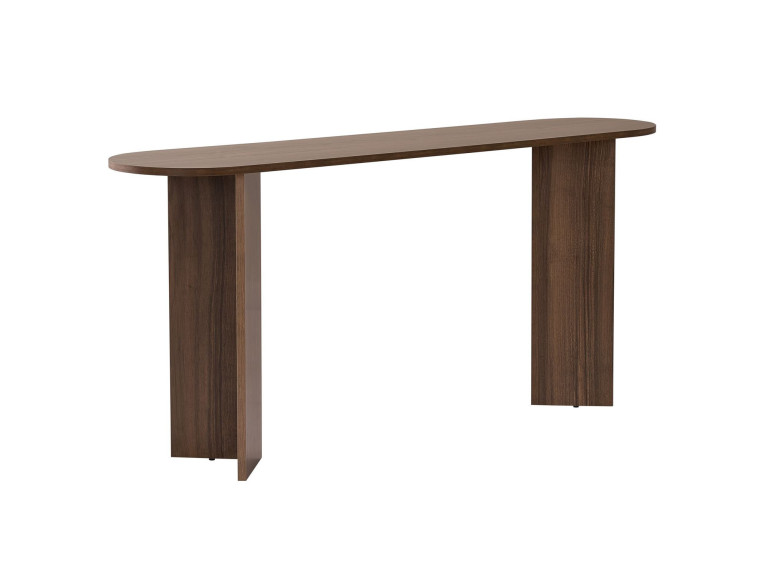 Holzkonsole "Sira" - 150 x 35 x 75 cm - Walnussholz
