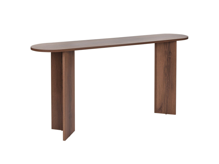 Holzkonsole "Sira" - 150 x 35 x 75 cm - Walnussholz