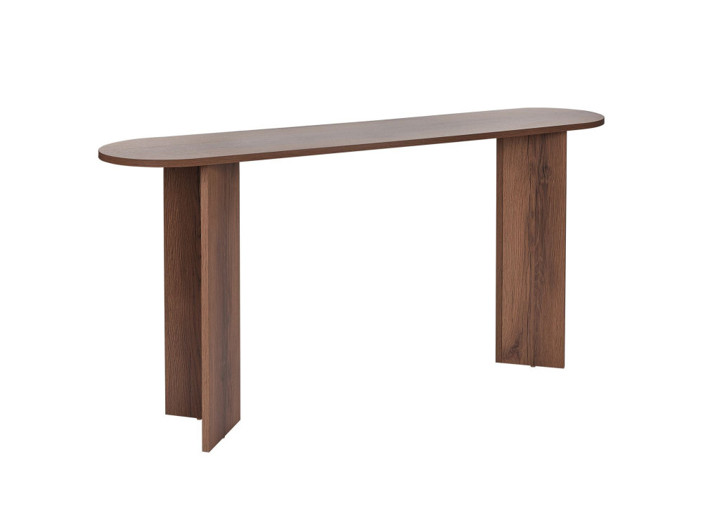 Holzkonsole "Sira" - 150 x 35 x 75 cm - Walnussholz