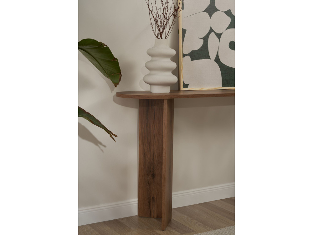 Holzkonsole "Sira" - 150 x 35 x 75 cm - Walnussholz