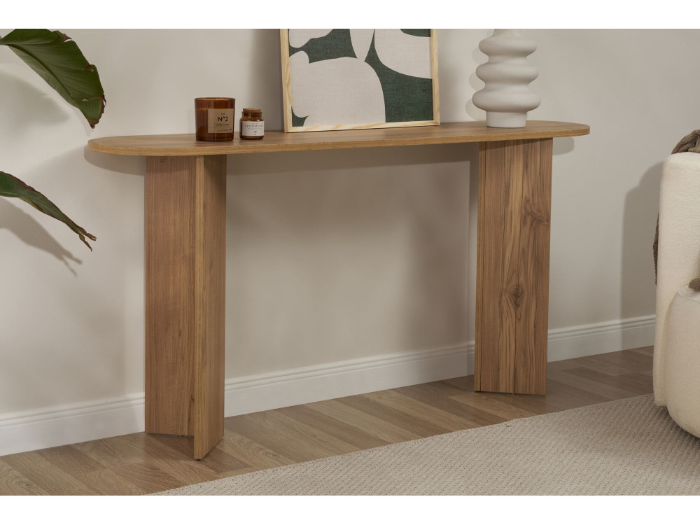 Holzkonsole „Sira” – 150 x 35 x 75 cm – Eiche