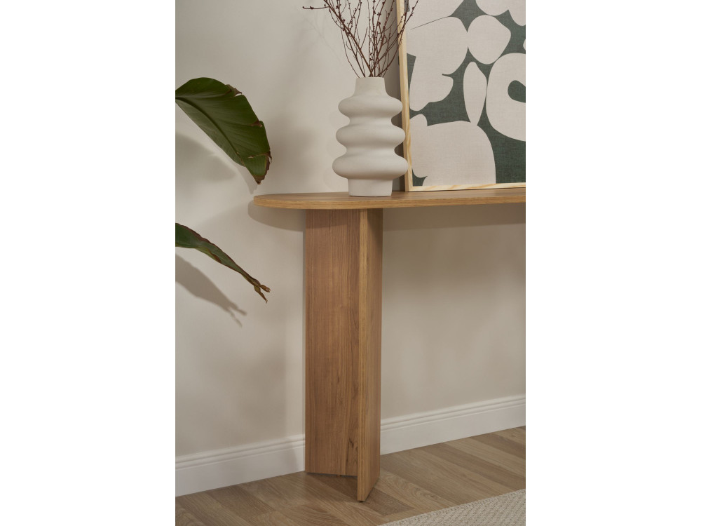 Holzkonsole „Sira” – 150 x 35 x 75 cm – Eiche