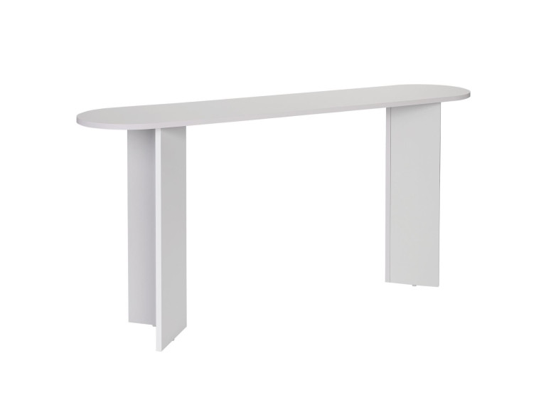 Holzkonsole "Sira" - 150 x 35 x 75 cm - Weiß