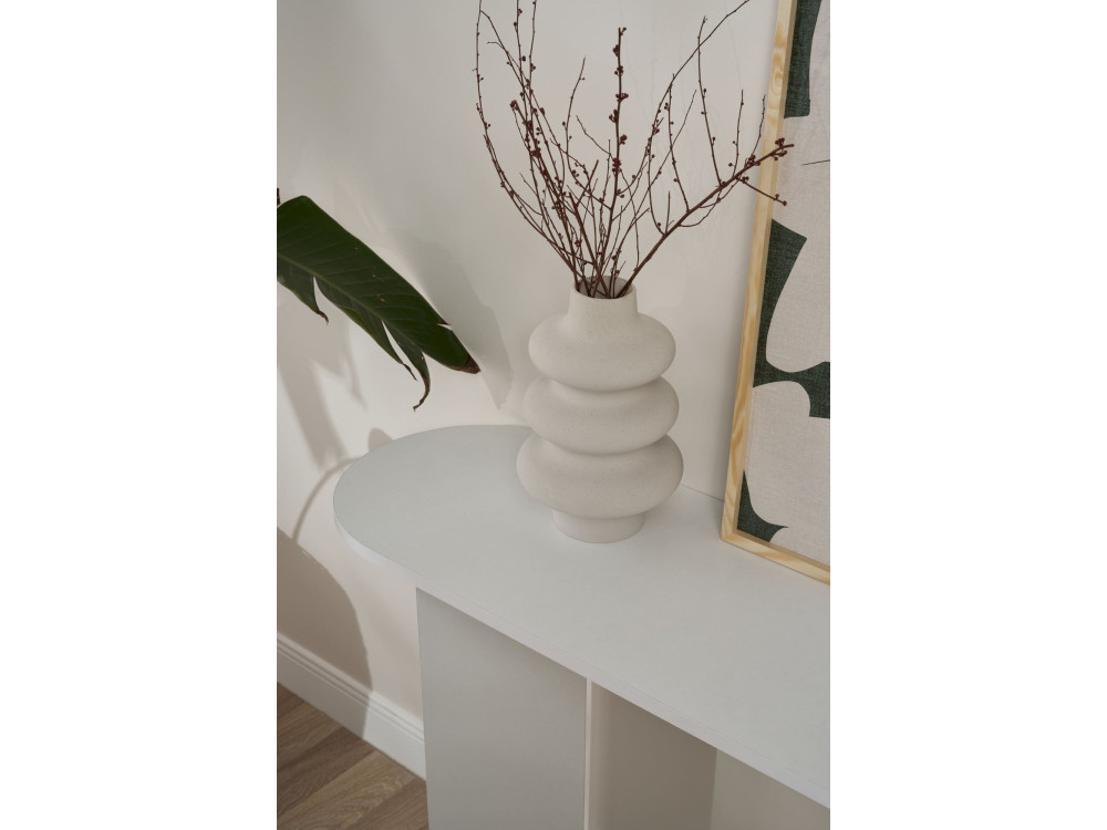 Holzkonsole "Sira" - 150 x 35 x 75 cm - Weiß