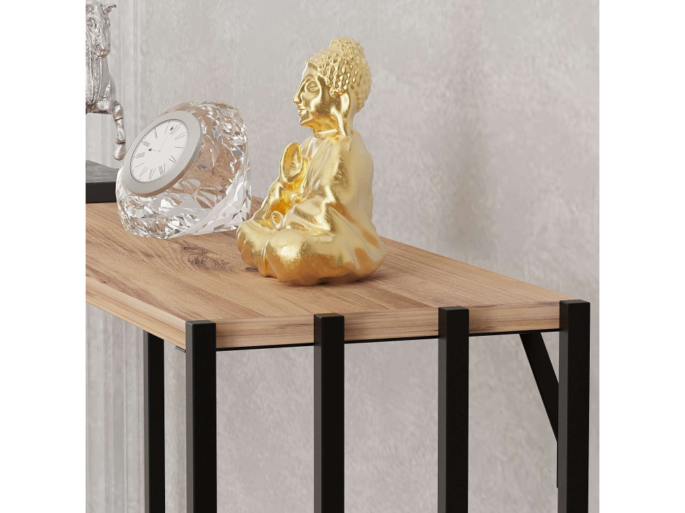 Konsolentisch „Verona“ aus Holz – 90 x 26 x 74 cm – Atlantische Schwarzkiefer