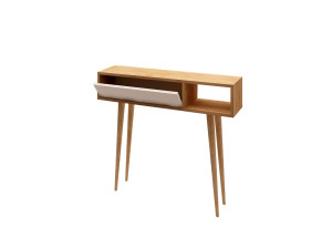 Holzkonsole "Oseyo" - 100 x 30 x 94 cm - Braun