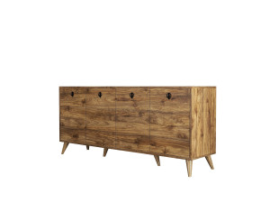 Holzanrichte "Elite" - 180 x 45 x 80 cm - Braun