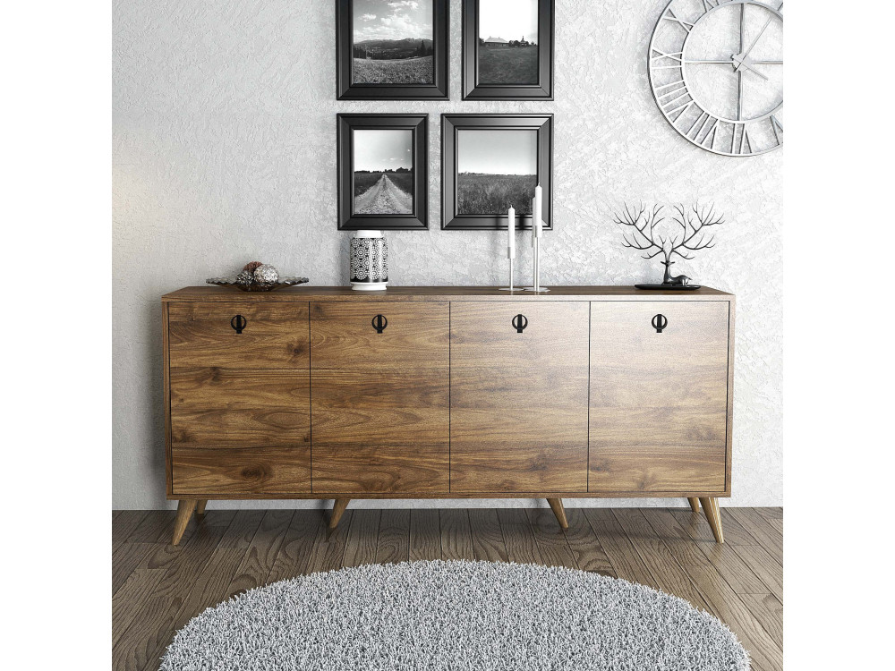 Holzanrichte "Elite" - 180 x 45 x 80 cm - Braun