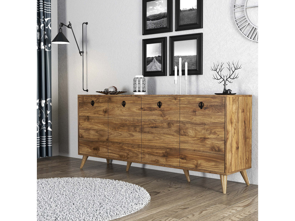 Holzanrichte "Elite" - 180 x 45 x 80 cm - Braun