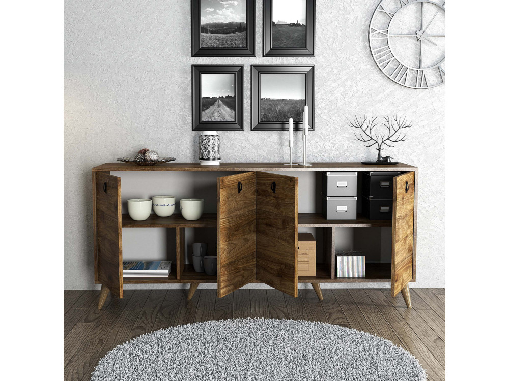 Holzanrichte "Elite" - 180 x 45 x 80 cm - Braun