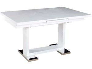 Ausziehbarer Esstisch "Toda" - 140/180 x 90 x 77 cm - Weiß
