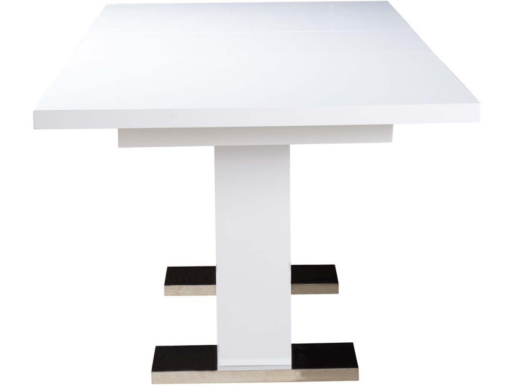 Ausziehbarer Esstisch "Toda" - 140/180 x 90 x 77 cm - Weiß