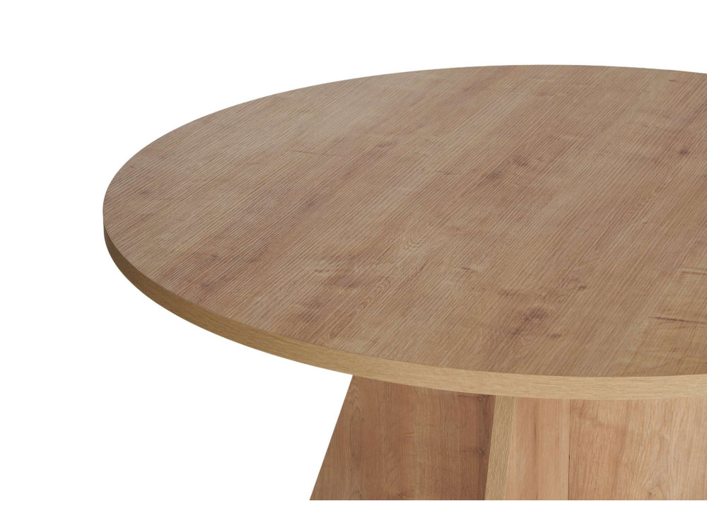 Esstisch „Virella“ aus Holz – 120 x 120 x 75 cm – Saphir-Eiche