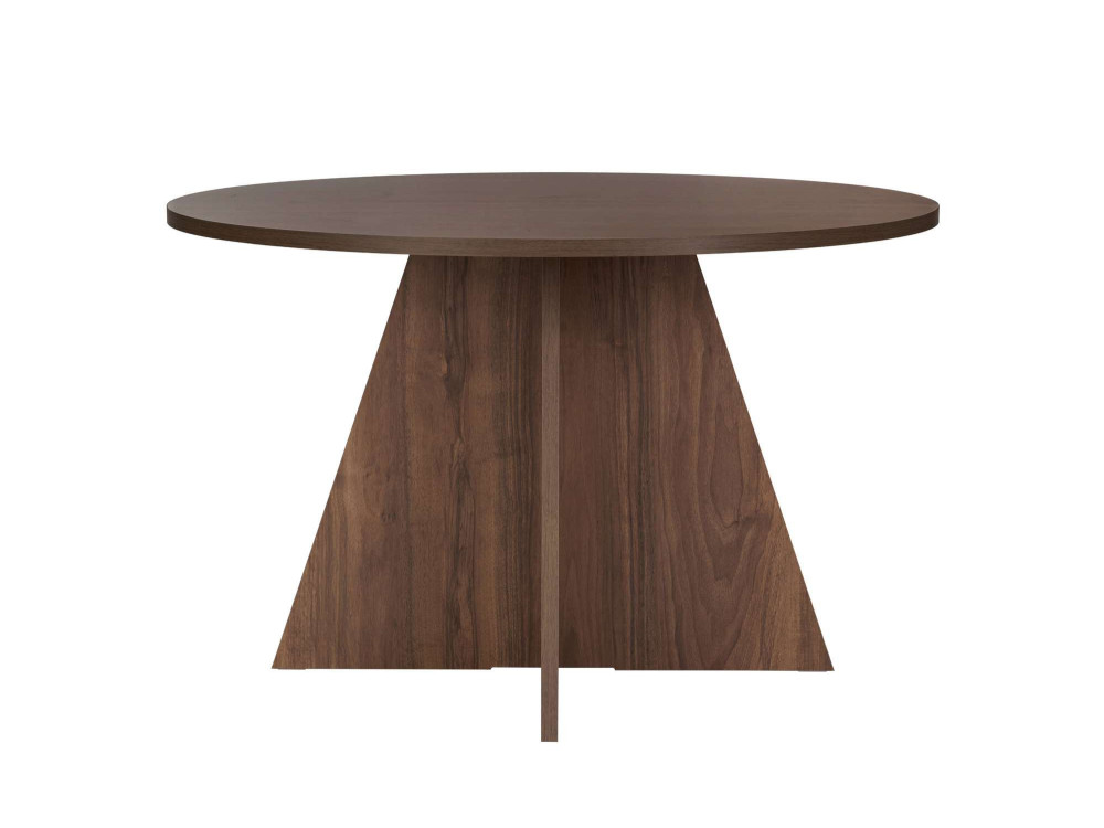 Esstisch „Virella“ aus Holz – 120 x 120 x 75 cm – Nussbaum