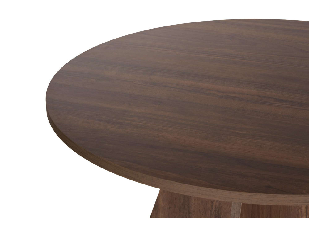 Esstisch „Virella“ aus Holz – 120 x 120 x 75 cm – Nussbaum