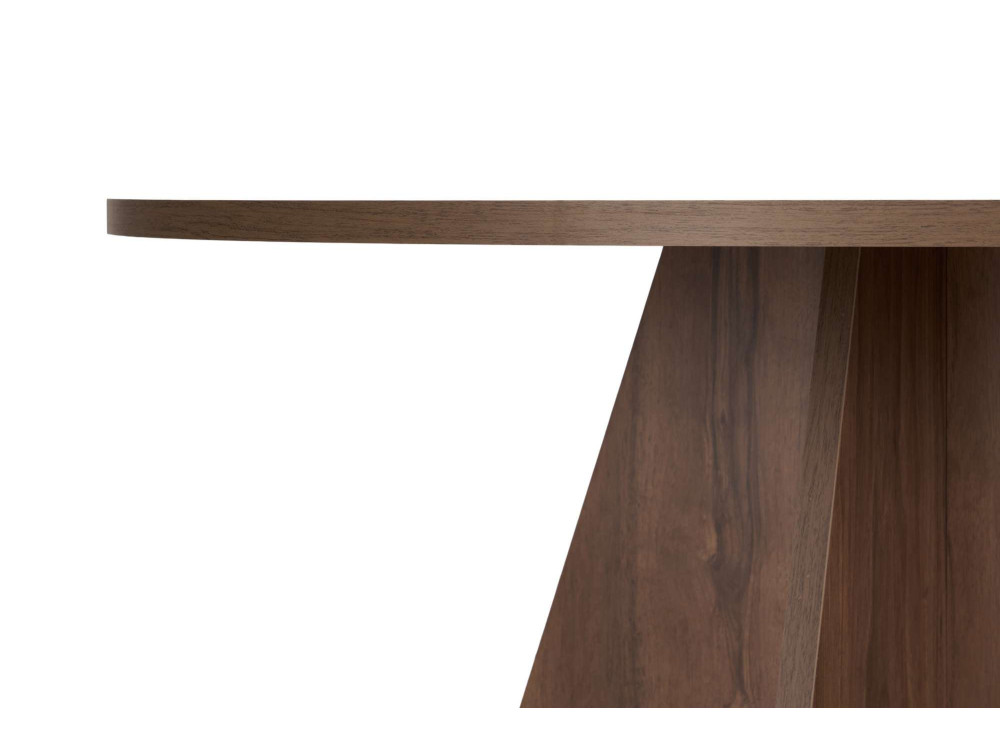 Esstisch „Virella“ aus Holz – 120 x 120 x 75 cm – Nussbaum