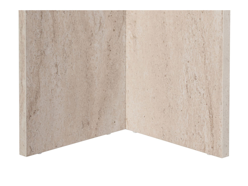 Esstisch aus Holz "Sablin" - 180 x 89 x 75 cm - Travertin