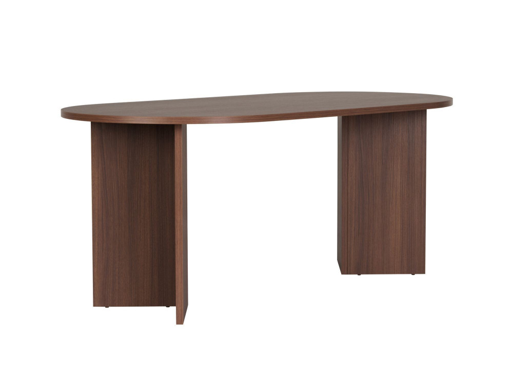 Holz Esstisch "Sablin" - 180 x 89 x 75 cm - Nussbaum