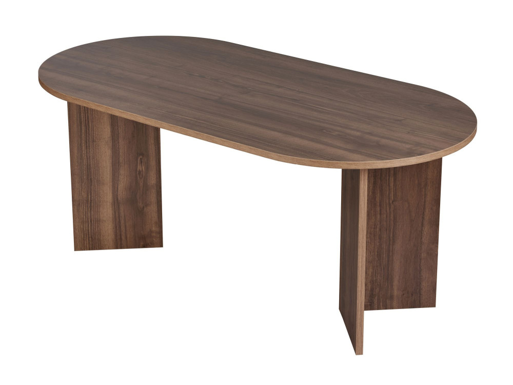 Holz-Esstisch "Sablin" 180 x 90 x 75 cm - Nussbaum