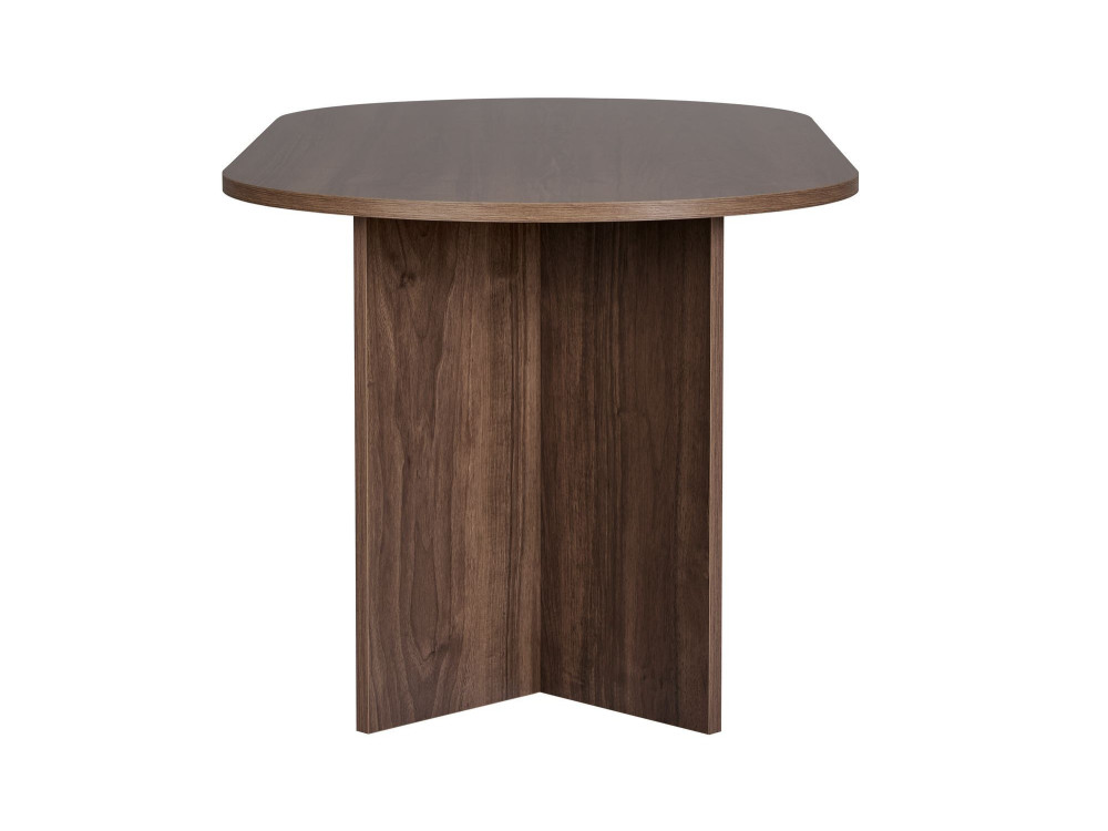 Holz-Esstisch "Sablin" 180 x 90 x 75 cm - Nussbaum