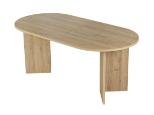 Holz Esstisch "Sablin" 180 x 90 x 75 cm - Cadiz Eiche