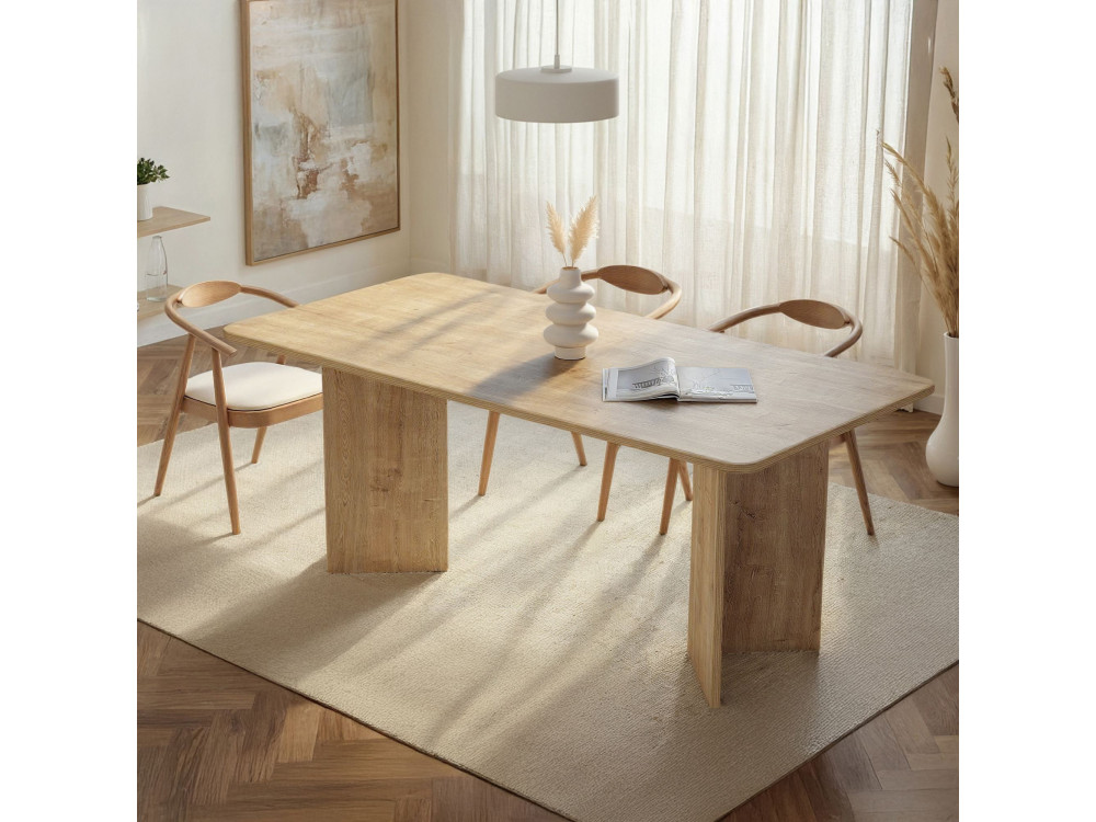 Holz-Esstisch "Linza" 180 x 90 x 75 cm - Honigeiche