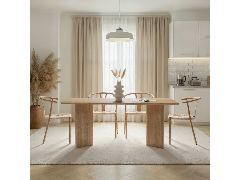 Holz-Esstisch "Linza" 180 x 90 x 75 cm - Honigeiche