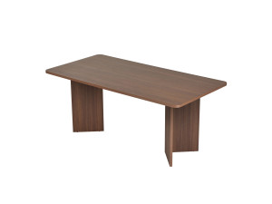 Holz-Esstisch "Linza" 180 x 90 x 75 cm - Nussbaum