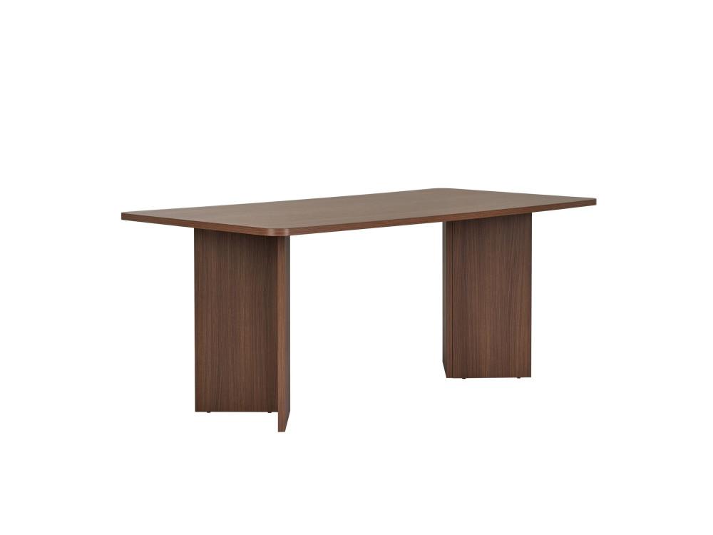Holz-Esstisch "Linza" 180 x 90 x 75 cm - Nussbaum