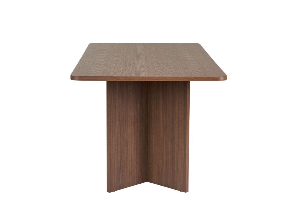Holz-Esstisch "Linza" 180 x 90 x 75 cm - Nussbaum
