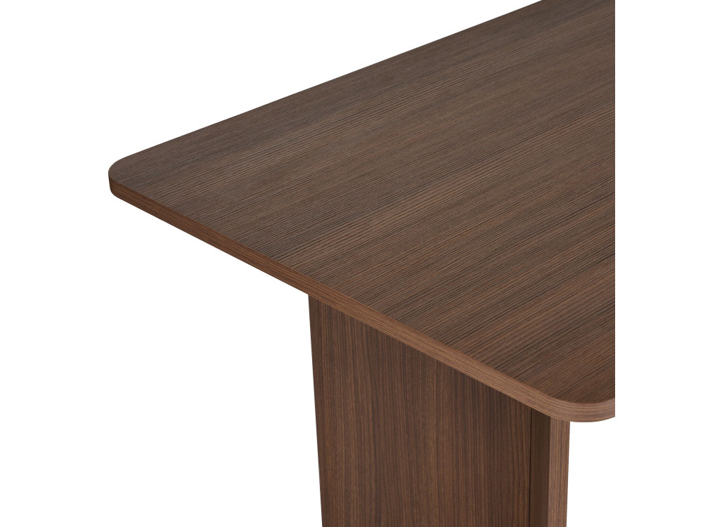 Holz-Esstisch "Linza" 180 x 90 x 75 cm - Nussbaum
