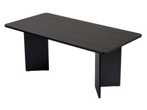 Holz Esstisch "Linza" 180 x 90 x 75 cm - Holz Schwarz