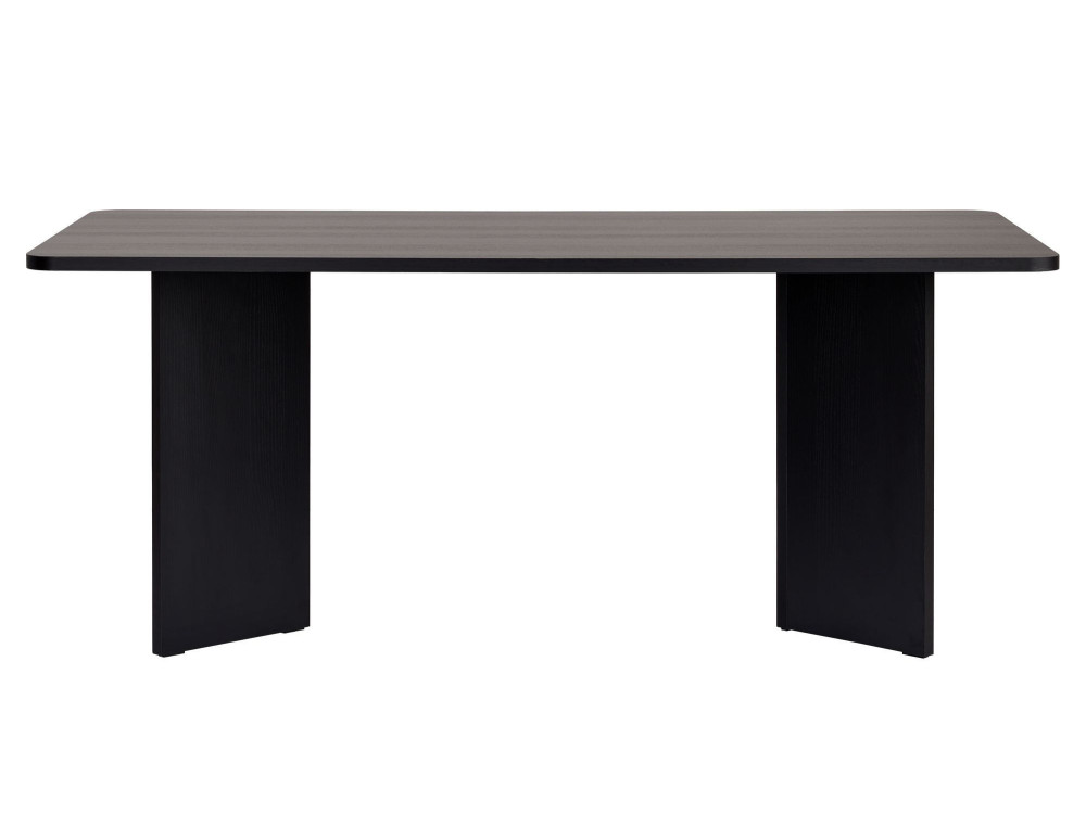 Holz Esstisch "Linza" 180 x 90 x 75 cm - Holz Schwarz