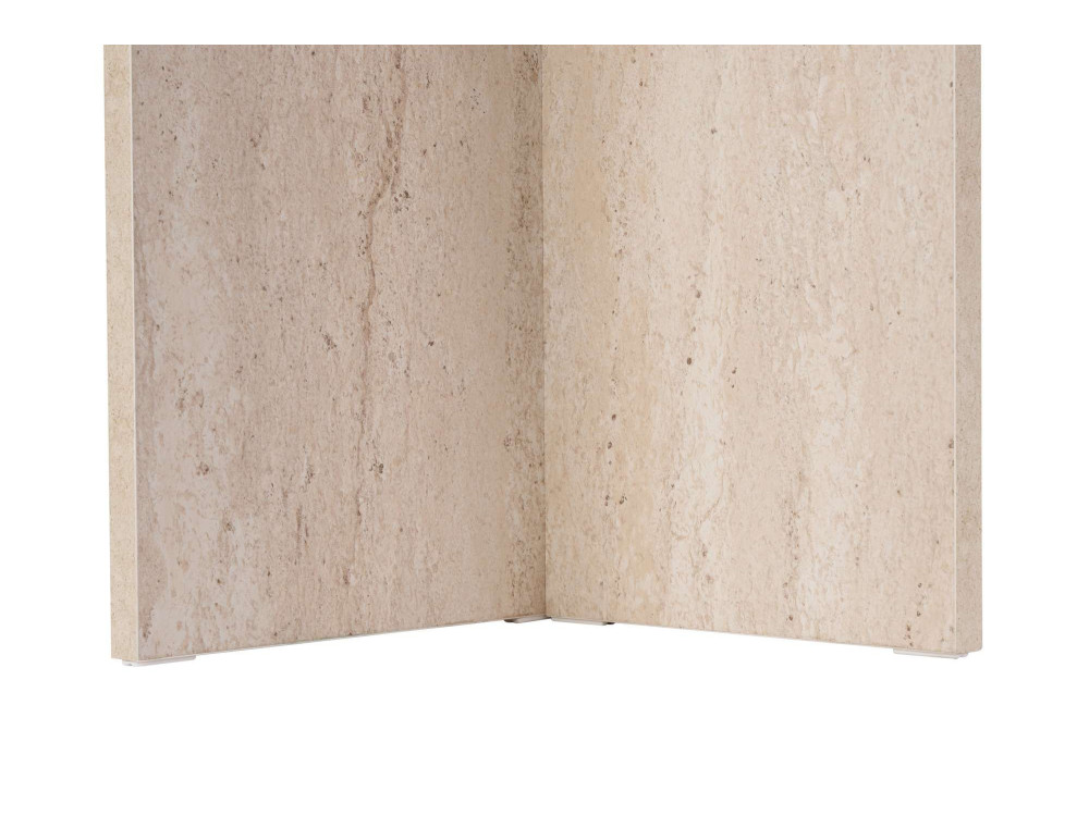 Holz Esstisch "Sabella" 200 x 90 x 75 cm - Travertin
