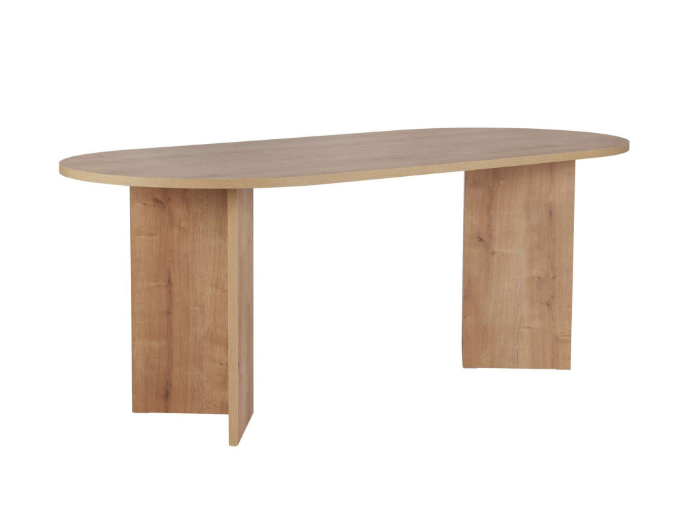 Holz Esstisch "Sabella" 200 x 90 x 75 cm - Saphir Eiche