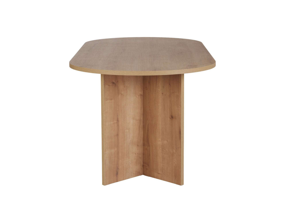 Holz Esstisch "Sabella" 200 x 90 x 75 cm - Saphir Eiche
