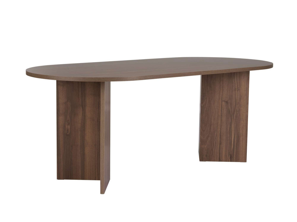 Holz-Esstisch "Sabella" 200 x 90 x 75 cm - Nussbaum