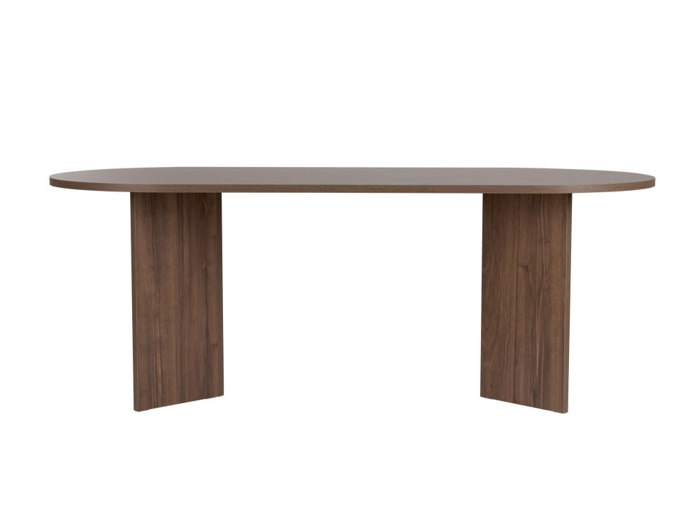 Holz-Esstisch "Sabella" 200 x 90 x 75 cm - Nussbaum