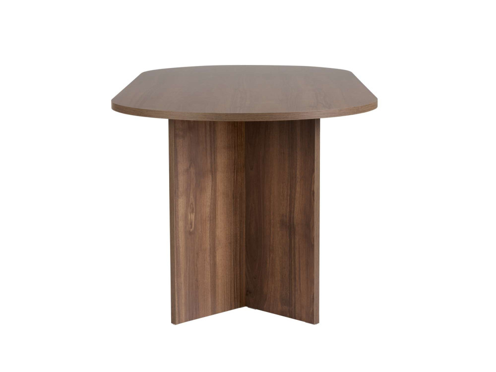 Holz-Esstisch "Sabella" 200 x 90 x 75 cm - Nussbaum