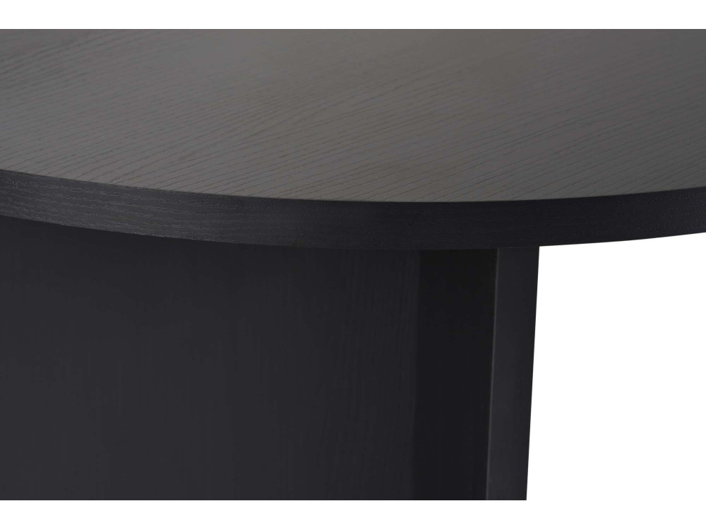 Holz Esstisch "Sabella" 200 x 90 x 75 cm - Holz Schwarz
