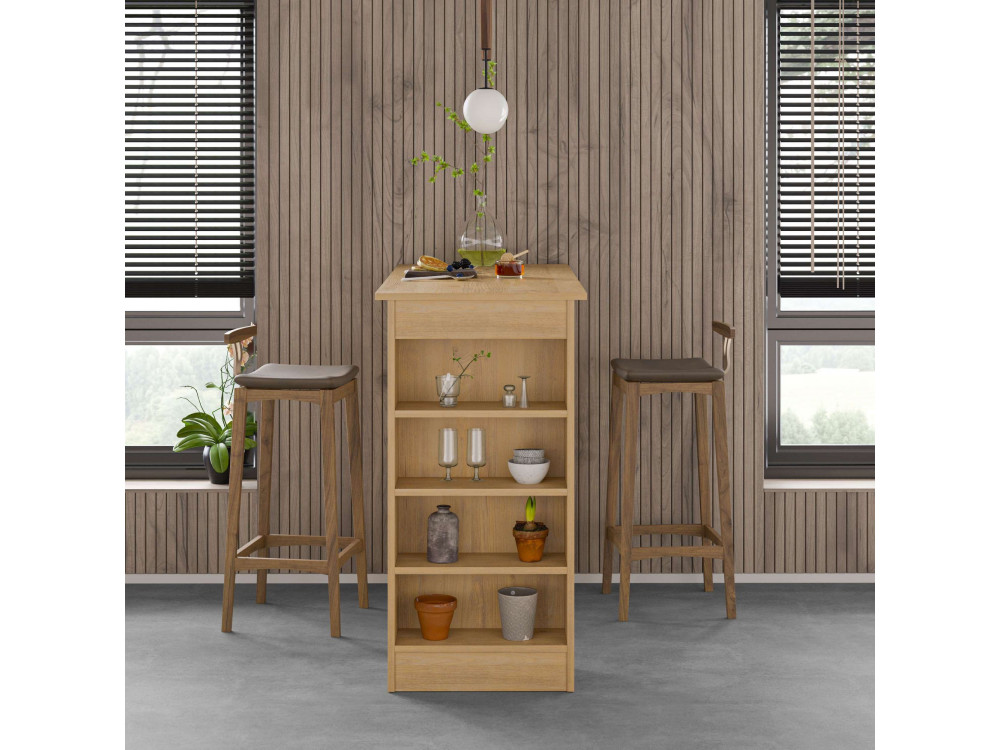 Bartisch aus Holz "Swallow" 117 x 54 x 101,8 cm - Saphir-Eiche