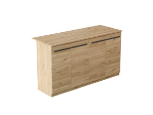 Küchentisch aus Holz "Lark" - 160 x 60 x 90 cm - Braun