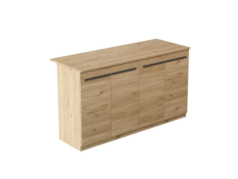 Küchentisch aus Holz "Lark" - 160 x 60 x 90 cm - Braun