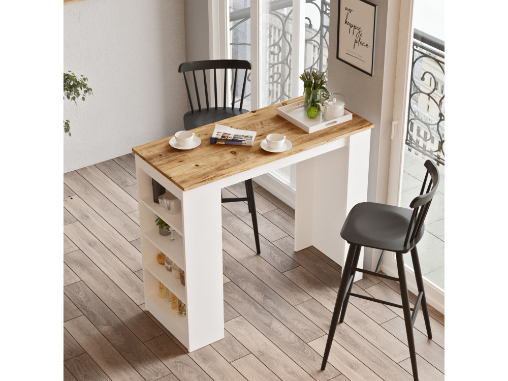 Esstisch aus Holz "Setup" - 120 x 52 x 102 cm - Braun