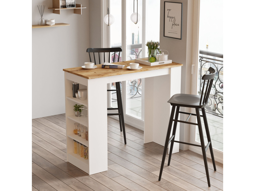 Esstisch aus Holz "Setup" - 120 x 52 x 102 cm - Braun