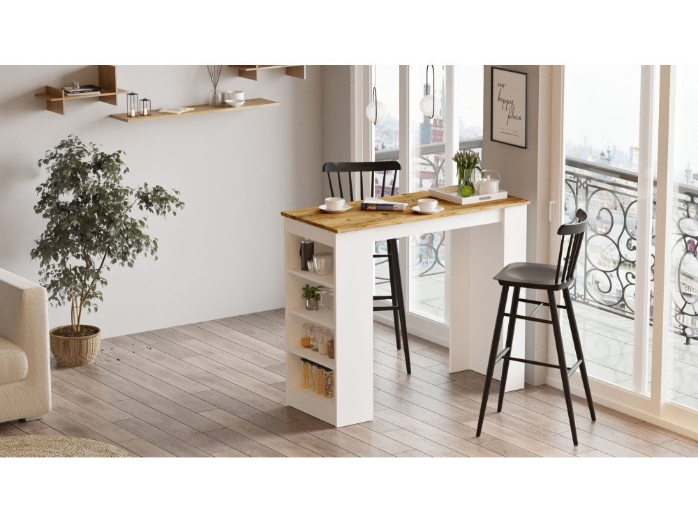 Esstisch aus Holz "Setup" - 120 x 52 x 102 cm - Braun